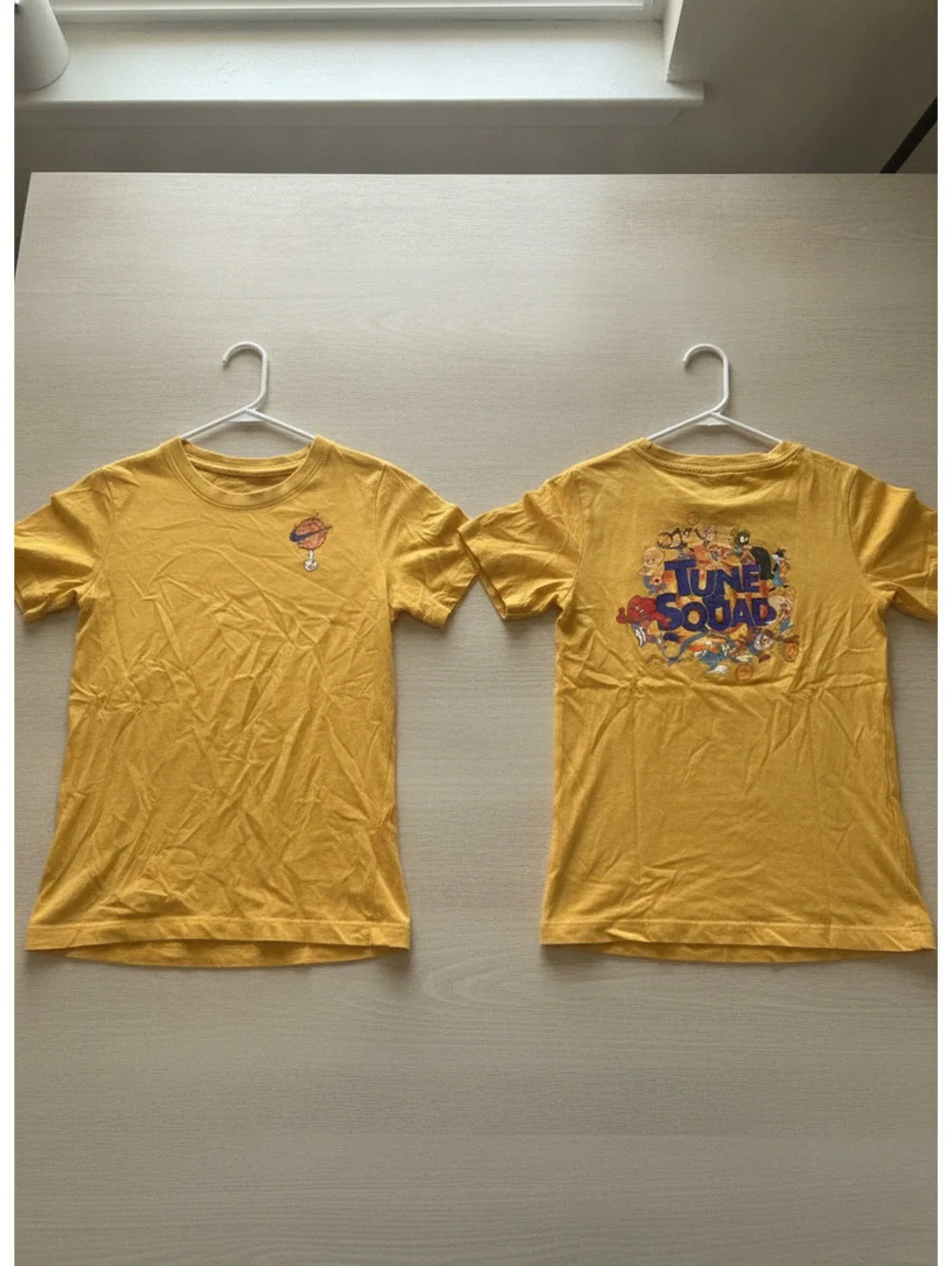 Nike Tune Squad Yellow Dri-Fit T-Shirt Medium